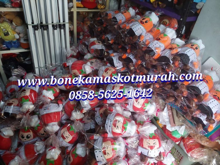 produksi boneka custom dalam jumlah banyak